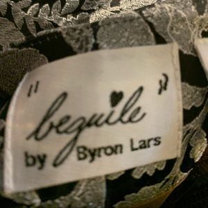 Byron Lars beautiful gold and gold dress. Worn twice. Excellent condition.